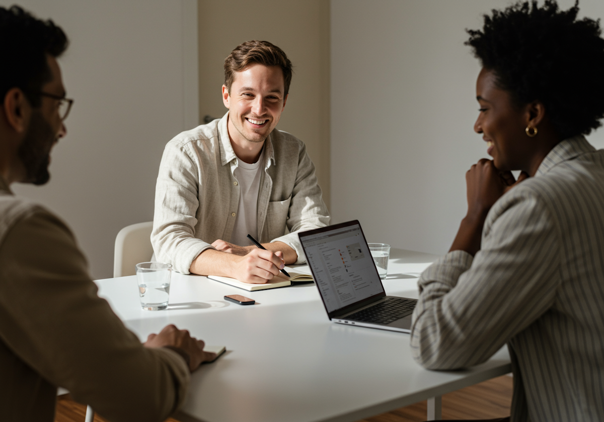 Professional network setup including routers and cabling in an office space